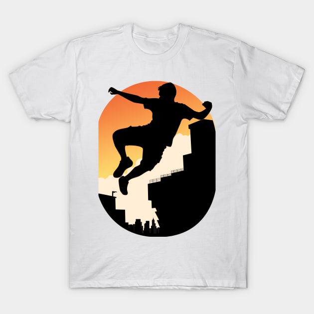 Parkour and Freerunning T-Shirt by Bazdelius